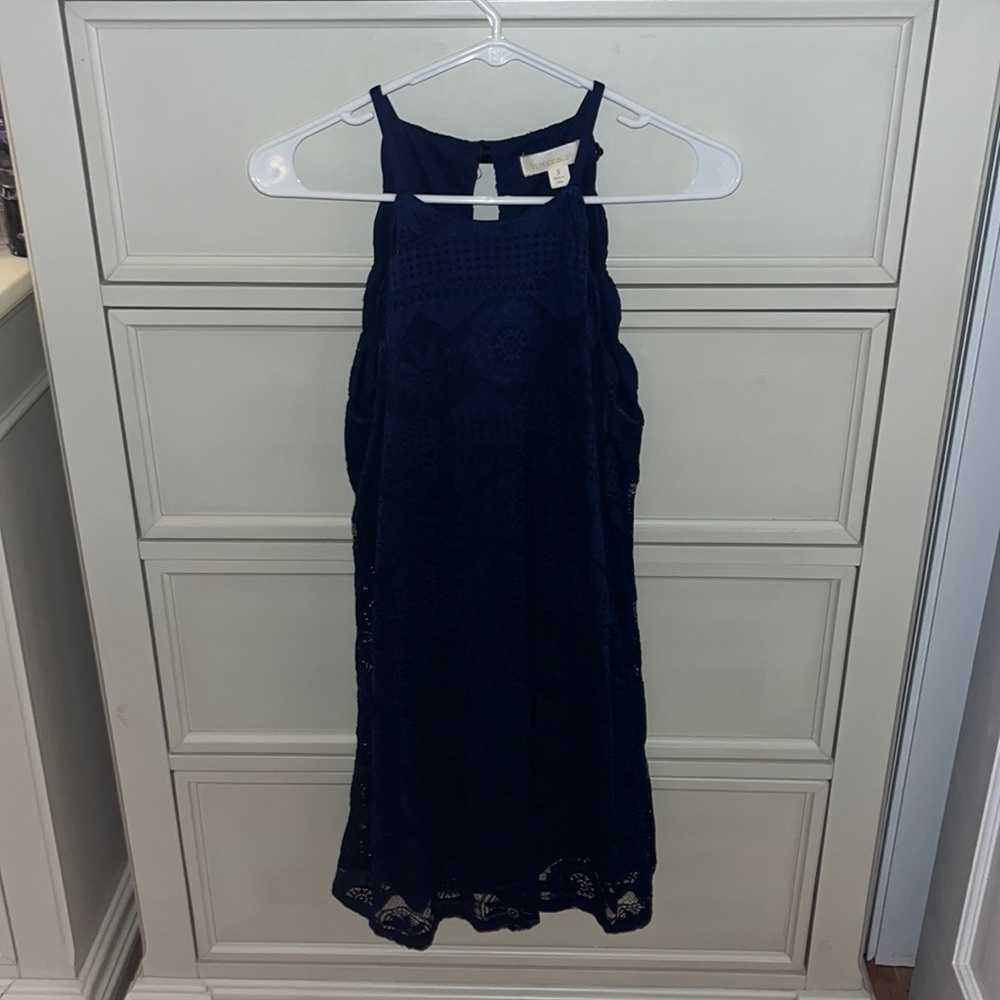 Francesca’s size small blue lace dress